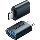 Адаптер Baseus Mini OTG Type-C to USB-A 3.1 (ZJJQ000003)блак Адаптер Baseus Mini OTG Type-C to USB-A 3.1 (ZJJQ000003)блак