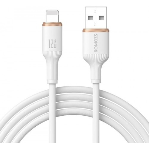 Кабель Romoss CB1224 USB-Ligh 2.4A 2m (CB1224-821-134H) білий Кабель Romoss CB1224 USB-Ligh 2.4A 2m (CB1224-821-134H) білий