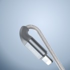 Кабель Romoss CB1737 Type-C/Lightning PD27W/9V3A 1m(CB1737-631-G43H)сірий Кабель Romoss CB1737 Type-C/Lightning PD27W/9V3A 1m(CB1737-631-G43H)сірий