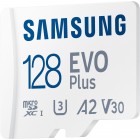 Карта пам'яті Samsung Evo Plus microSDXC 128GB UHS-I U3 V30 A2 + SD адаптер (MB-MC128KA/EU)