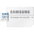 Карта пам'яті Samsung Evo Plus microSDXC 128GB UHS-I U3 V30 A2 + SD адаптер (MB-MC128KA/EU)