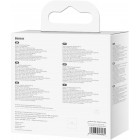 Зарядний пристрій Baseus GaN5 Pro C+U 100W (CCGP090202) білий + кабель Type-C to Type-C 100W 1m