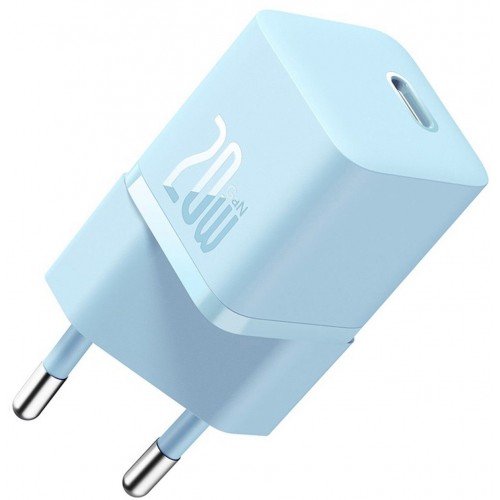 Зарядний пристрій Baseus GaN5 FC mini 1C 20W (CCGN050103) блакитний