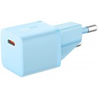 Зарядний пристрій Baseus GaN5 FC mini 1C 20W (CCGN050103) блакитний