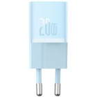 Зарядний пристрій Baseus GaN5 FC mini 1C 20W (CCGN050103) блакитний
