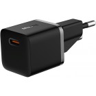 Зарядний пристрій Baseus GaN5 FC mini 1C 20W (CCGN050101) чорний Зарядний пристрій Baseus GaN5 FC mini 1C 20W (CCGN050101) чорний