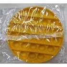 Игрушка антистресс Rodent Pioneer Pop It Yellow circle Plastic bag (SD-GT-C001)