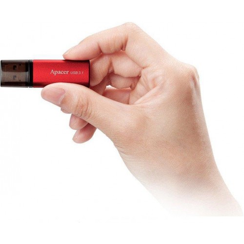 Флеш-пам'ять USB Apacer AH25B 128GB USB3.1 Red (AP128GAH25BR-1)