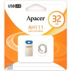 Флеш-память USB Apacer AH111 32GB blue (AP32GAH111U-1)