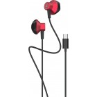 Навушники дротові Celebrat D14 Red