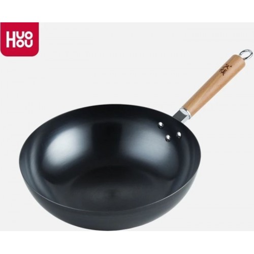 Сковорода ВОК Huohou Fine Iron Wok, 30 см (HU0212) Сковорода ВОК Huohou Fine Iron Wok, 30 см (HU0212)