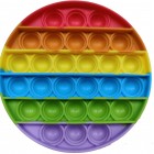 Іграшка антистрес Rodent Pioneer Pop It Rainbow color circle Plastic bag (SD-GT-C009)