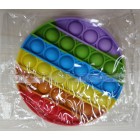 Іграшка антистрес Rodent Pioneer Pop It Rainbow color circle Plastic bag (SD-GT-C009)