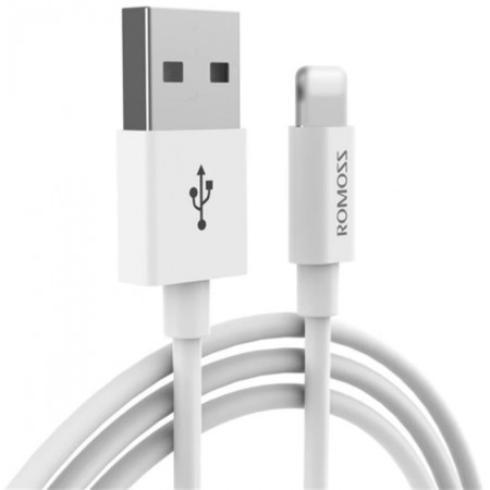 Кабель Romoss CB12 USB-Lightning 5V2.4A 1m (CB12-101-04H)біл