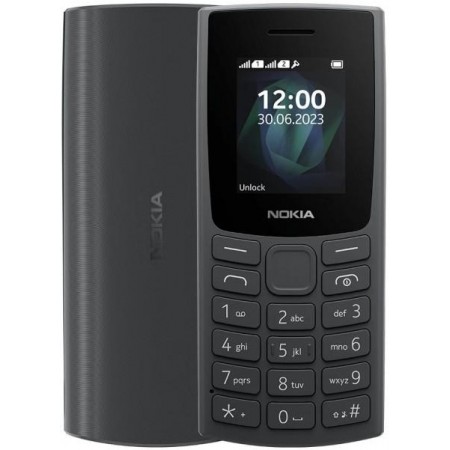 Мобільний телефон Nokia 105 SS 2023 Charcoal (no charger)