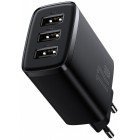 Зарядний пристрій Baseus Compact 3U 17W (CCXJ020101) чорний Зарядний пристрій Baseus Compact 3U 17W (CCXJ020101) чорний