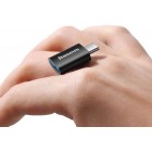 Адаптер Baseus Mini OTG Type-C/USB-A 3.1 (ZJJQ000001)чорн