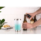 ARDESTO Термостакан Bright City 470 мл з відкривачкою, блакитний, нержавіюча сталь