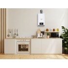 ARDESTO Газова колонка X2, 10 л/хв., 20 кВт, розпалювання від батарейок, дисплей, білий