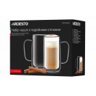 ARDESTO Набір чашок з ручками з подвійними стінками, 400 мл, 2 од., боросилікатне скло ARDESTO Набір чашок з ручками з подвійними стінками, 400 мл, 2 од., боросилікатне скло