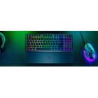 Razer Клавіатура механічна Ornata V3 TKL 84key, Mecha-Membrane Switch, USB-A, EN/UKR RGB, чорний
