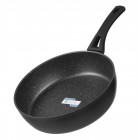 ARDESTO Сковорода глибока з кришкою Gemini Livorno, 28см, алюміній, чорний ARDESTO Сковорода глибока з кришкою Gemini Livorno, 28см, алюміній, чорний