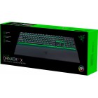 Razer Клавіатура мембранна Ornata V3 X 104key, USB-A, EN/UK, RGB, чорний