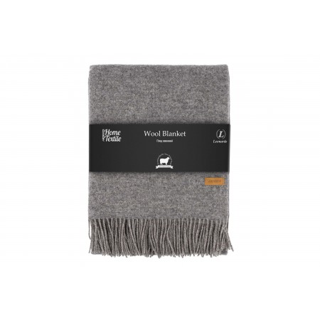 ARDESTO Плед Leonardo Doubleface, 140x200см, 100% вовна, тау