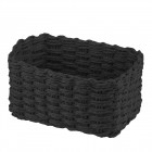 Набір кошиків плетених для зберігання Ardesto Prestigio (3.3/2.2/1.4л), 3 предмети, паперовий шпагат, чорний Набір кошиків плетених для зберігання Ardesto Prestigio (3.3/2.2/1.4л), 3 предмети, паперовий шпагат, чорний