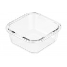 ARDESTO Контейнер для зберігання AGemini 300 мл, квадратний, боросилікатне скло