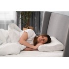 ARDESTO Подушка ортопедична Sleepwell, 60х40х11/9см, хвиля, піна меморі, білий