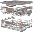 Gorenje Посудомийна машина Gorenje вбудовувана, 16компл., A+++, 60см, інвертор,Wi-Fi, AquaStop, сенсорн.упр, 3и кошики, білий