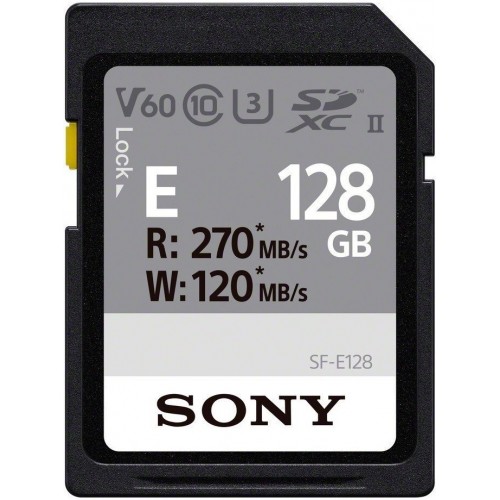 Карта пам'яті Sony SDXC 128GB C10 UHS-II U3 V60 Entry (SFE128A.ET4)
