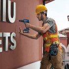 Bosch Шурупокрут-дриль ударний акумуляторний GSB 18 V-50, 18В, 28•50Нм, 20+2, 0-460-1800об•хв, 1.1кг, без АКБ та ЗП