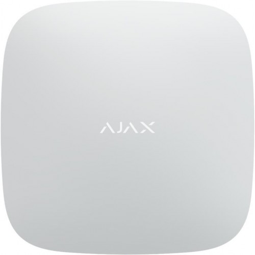 Ajax Інтелектуальна охоронна централь Hub 2 Plus, gsm, ethernet, wi-fi, jeweller, бездротова, білий