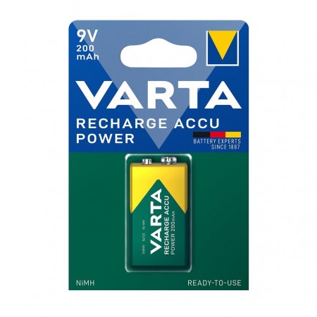 VARTA Акумулятор NI-MH Power 6F22((6LR61, MN1604, MX1604, Кр