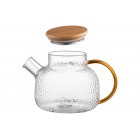ARDESTO Заварник Dew, 1000мл, боросилікатне скло, бамбук, прозорий ARDESTO Заварник Dew, 1000мл, боросилікатне скло, бамбук, прозорий