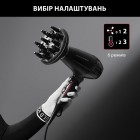 Rowenta Фен x Karl Lagerfeld K/Pro Stylist, 2200Вт, 3 режими, іоніз-я, дифузор, 2 концентратора, хол. обдув, чорний