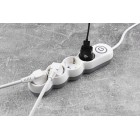 2E Мережевий подовжувач Plus 4XSchuko з вимикачем 3G1.0*3M, white 2E Мережевий подовжувач Plus 4XSchuko з вимикачем 3G1.0*3M, white