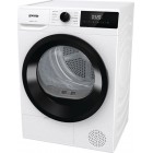 Сушильна машина Gorenje DHNE82/P тепловий насос, 8кг, А++, 60см, дисплей, білий