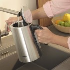 Електрочайник Braun, 1.7л, метал, пластик, сріблясто-чорний