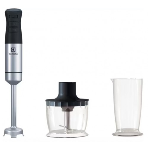 Electrolux Блендер заглибний, 800Вт, 3в1, чаша-700мл, чопер, чорний-нержавіюча сталь Electrolux Блендер заглибний, 800Вт, 3в1, чаша-700мл, чопер, чорний-нержавіюча сталь