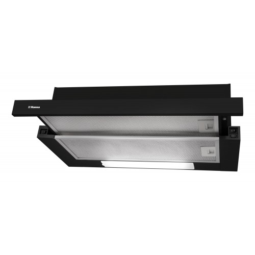 Hansa Витяжка телескопічна, 60см, 270м3ч, чорний