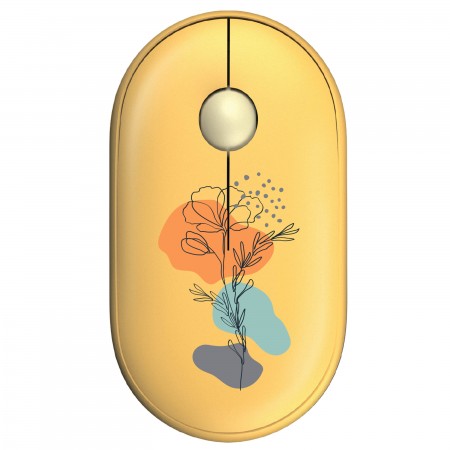 2E Миша MF300 FLORA:POPPY Silent WL BT, жовтий