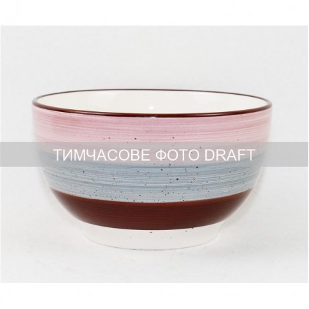 Салатник Ardesto Salerno, 700мл, 14см, кераміка, багатокольо