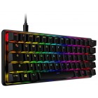 Клавіатура механічна HyperX Alloy Origins 60 61key, Red, USB-A, EN/RU, RGB, чорний