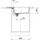 Мийка кухонна Franke Centro, фраграніт, прямокутник, з крилом, 780х500х200мм, чаша - 1, врізна, CNG 611-78 XL, чорний матовий Мийка кухонна Franke Centro, фраграніт, прямокутник, з крилом, 780х500х200мм, чаша - 1, врізна, CNG 611-78 XL, чорний матовий