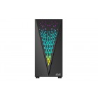 2E Gaming Корпус Galaxy G2055, без БЖ, 1xUSB 3.0, 2xUSB 2.0, 3x120mm ARGB, ARGB strip, TG Side Panel, ATX, чорний