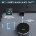 Rowenta Робот-пилосос X-Plorer Serie 75 S, h=9.5см, вологе прибирання, конт пил -0.4л, вода -0.3л, автон. робота до 120хв, НЕРА, управління через смартфон, чорний