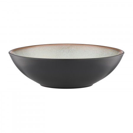 Тарілка супова Ardesto Bolzano, 630мл, 18см, кераміка, чорно